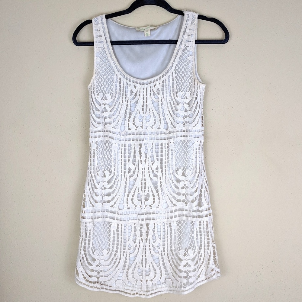 UO Staring At Stars Crochet Lace Dress 0